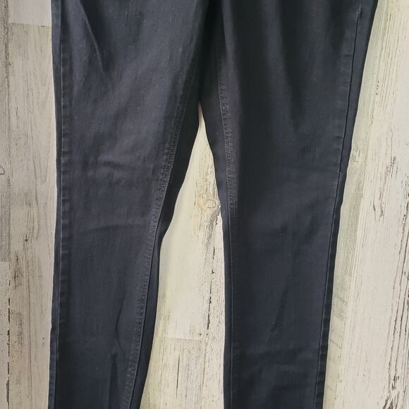 Mossimo Black/Deep Navy Denim Skinny Jeans Size 8S - Picture 3 of 9